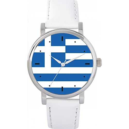 Toff London Griechische Flagge Uhr von Toff London