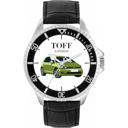 Toff London Grüne Kleinwagenuhr TLWL-1806 von Toff London