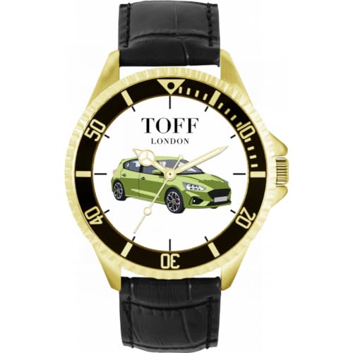 Toff London Grüne Kleinwagenuhr TLWL-2906 von Toff London