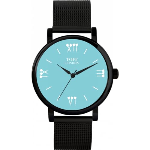 Toff London Hellblaue Darts Batons Uhr von Toff London
