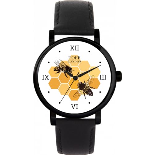 Toff London Honey Bee Uhr mit römischen Ziffern von Toff London