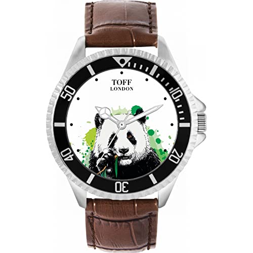 Toff London Hungrige Panda-Kopf-Uhr von Toff London