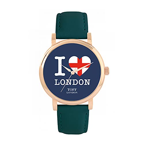 Toff London Ich Liebe London Navy Uhr von Toff London