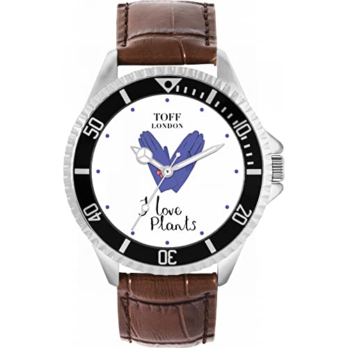 Toff London Ich Liebe Pflanzen-Handschuh-Uhr von Toff London