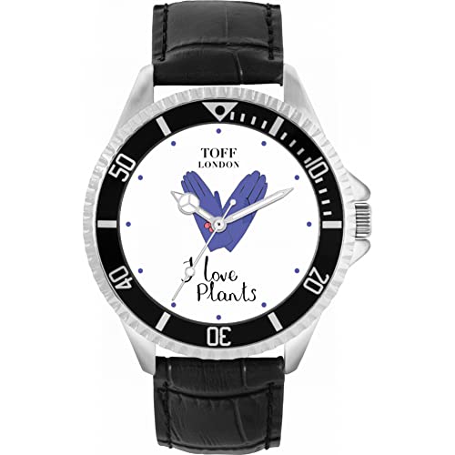 Toff London Ich Liebe Pflanzen-Handschuh-Uhr von Toff London