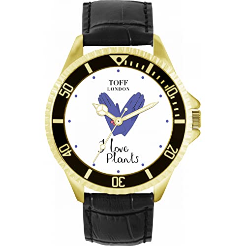 Toff London Ich Liebe Pflanzen-Handschuh-Uhr von Toff London