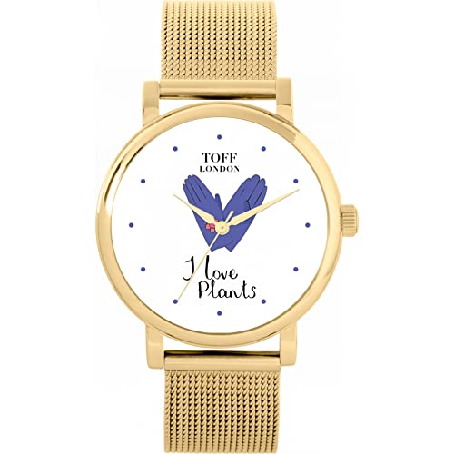 Toff London Ich Liebe Pflanzen Handschuhe Uhr von Toff London