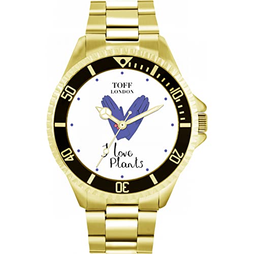 Toff London Ich Liebe Pflanzen-Handschuh-Uhr von Toff London