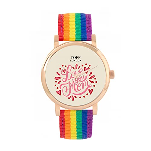 Toff London Liebe Dich Mama Herzen Uhr von Toff London