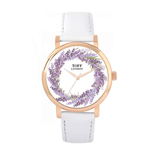 Toff London Lila Lavendel Uhr von Toff London