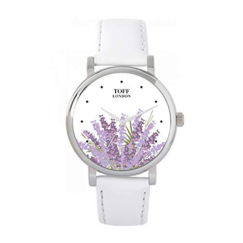 Toff London Lila Lavendel Uhr von Toff London