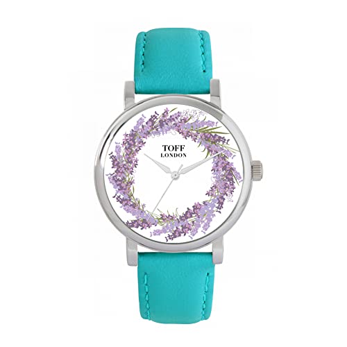 Toff London Lila Lavendel Uhr von Toff London