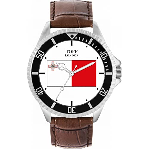 Toff London Malta-Flaggen-Uhr von Toff London