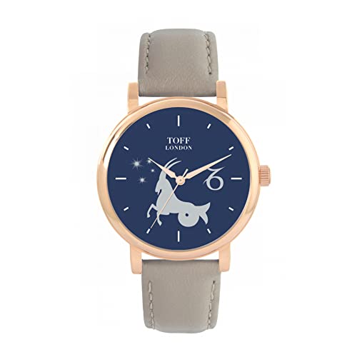 Toff London Marineblaue Steinbock-Uhr von Toff London