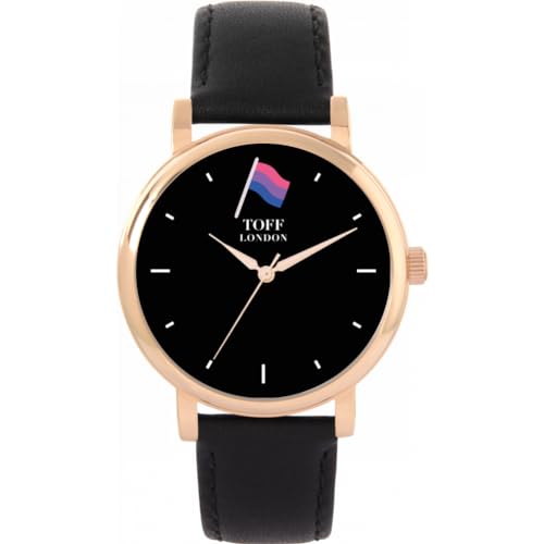 Toff London Mini Bisexuelle Flagge Uhr von Toff London