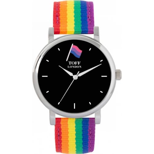 Toff London Mini Bisexuelle Flaggenuhr von Toff London