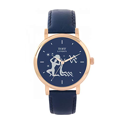 Toff London Navy Aquarius Uhr von Toff London