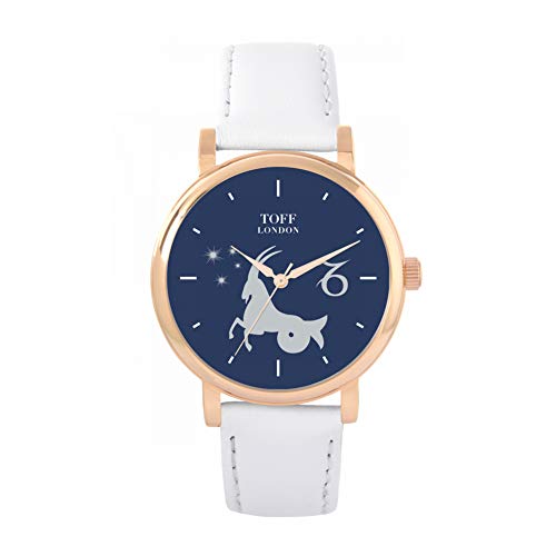 Toff London Navy Steinbock Uhr von Toff London