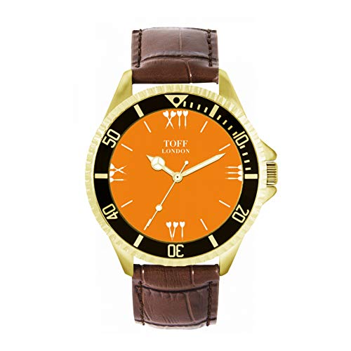 Toff London Orange Darts Batons Uhr von Toff London