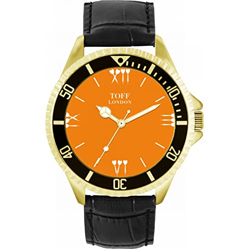 Toff London Orange Darts Batons Uhr von Toff London