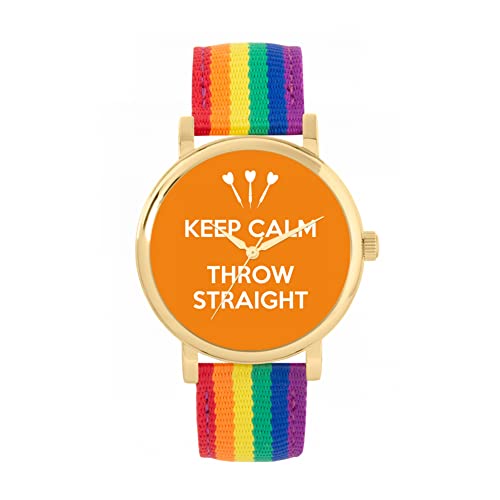 Toff London Orange Keep Calm Throw Straight Uhr Toff London Orange Keep Calm Throw Straight Uhr von Toff London