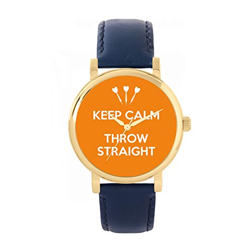 Toff London Orange Keep Calm Throw Straight Watch von Toff London