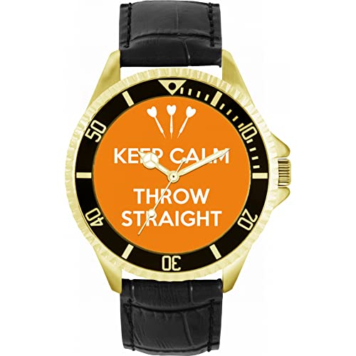 Toff London Orange Keep Calm Throw Straight Watch von Toff London