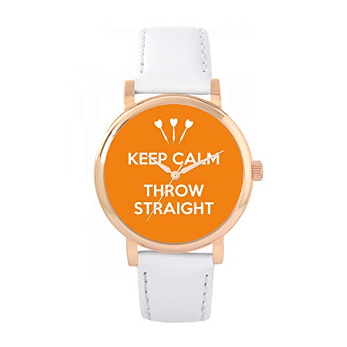 Toff London Orange Keep Calm Throw Straight Watch von Toff London