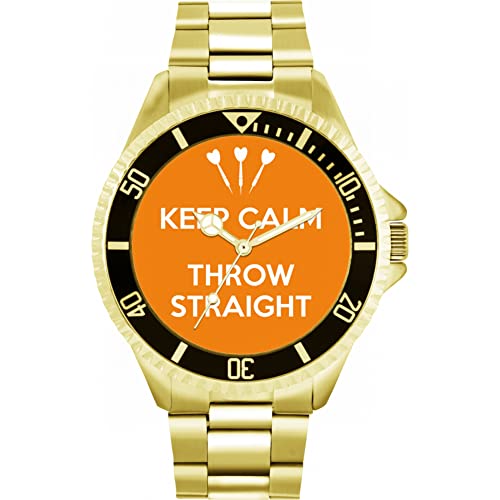 Toff London Orange Keep Calm Throw Straight Watch von Toff London