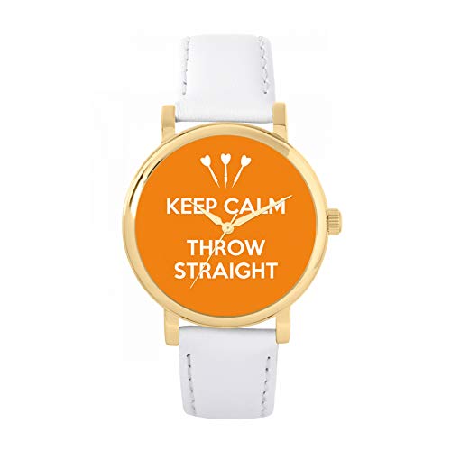 Toff London Orange Keep Calm Throw Straight Watch von Toff London