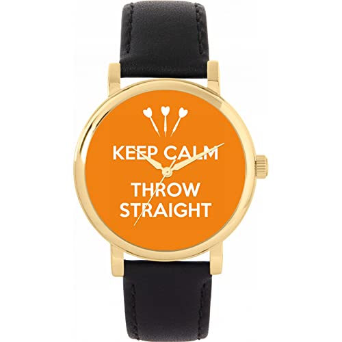 Toff London Orange Keep Calm Throw Straight Watch von Toff London