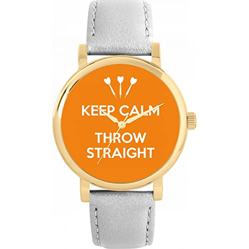 Toff London Orange Keep Calm Throw Straight Watch von Toff London