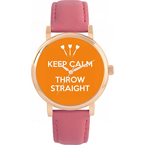 Toff London Orange Keep Calm Throw Straight Watch von Toff London