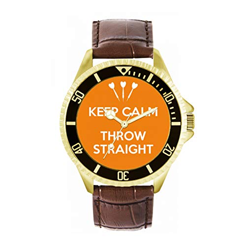 Toff London Orange Keep Calm Throw Straight Watch von Toff London