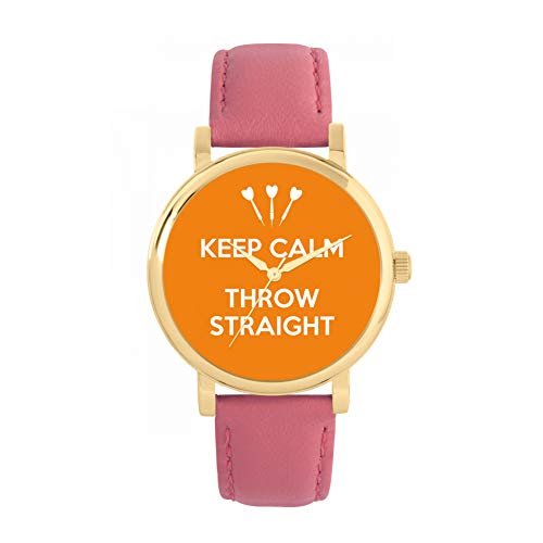 Toff London Orange Keep Calm Throw Straight Watch von Toff London