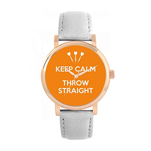 Toff London Orange Keep Calm Throw Straight Watch von Toff London