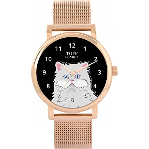 Toff London Persian Head Cat Watch von Toff London