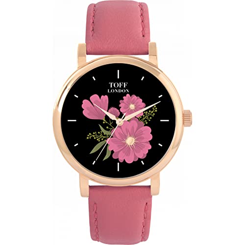 Toff London Pink Gerbera Uhr von Toff London