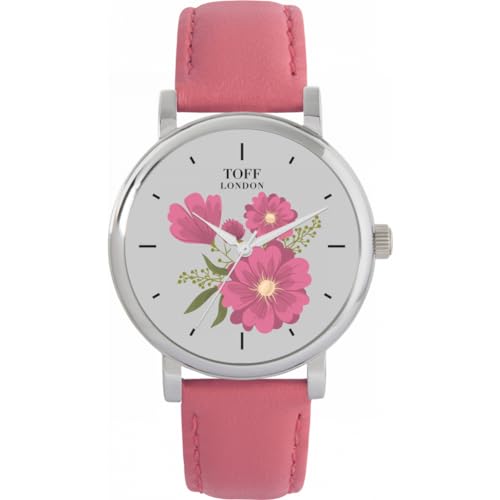 Toff London Pink Gerbera Uhr von Toff London