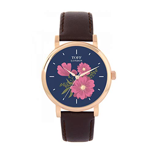 Toff London Pink Gerbera Uhr von Toff London