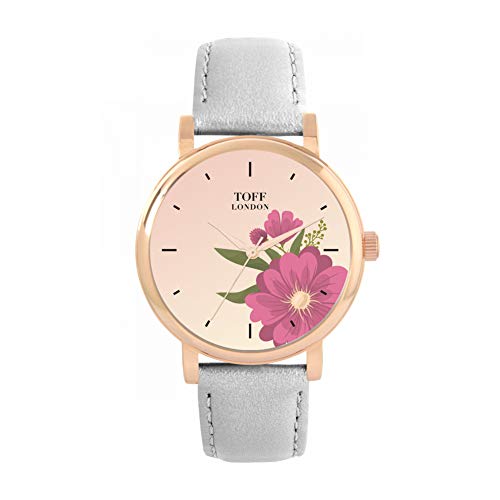 Toff London Pink Gerbera Uhr von Toff London