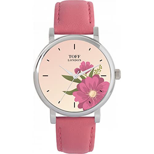 Toff London Pink Gerbera Uhr von Toff London