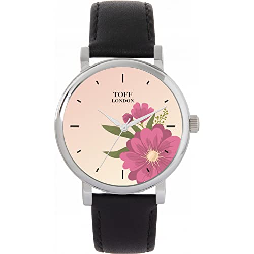 Toff London Pink Gerbera Uhr von Toff London