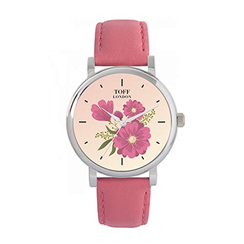 Toff London Pink Gerbera Uhr von Toff London