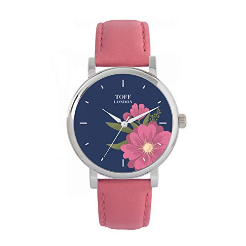 Toff London Pink Gerbera Uhr von Toff London