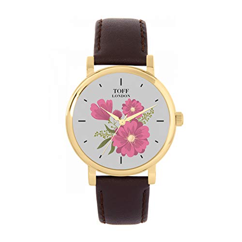 Toff London Pink Gerbera Uhr von Toff London