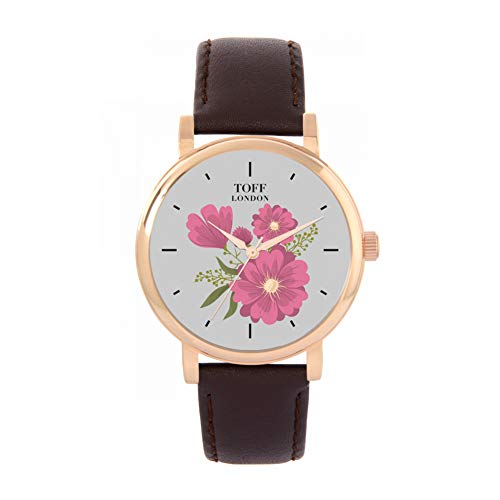 Toff London Pink Gerbera Uhr von Toff London