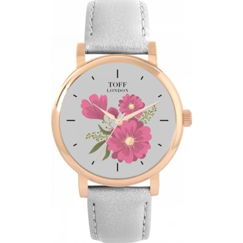 Toff London Pink Gerbera Uhr von Toff London