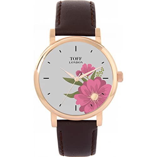 Toff London Pink Gerbera Uhr von Toff London