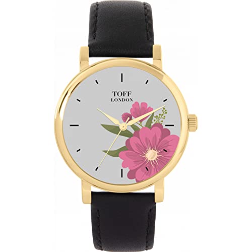 Toff London Pink Gerbera Uhr von Toff London